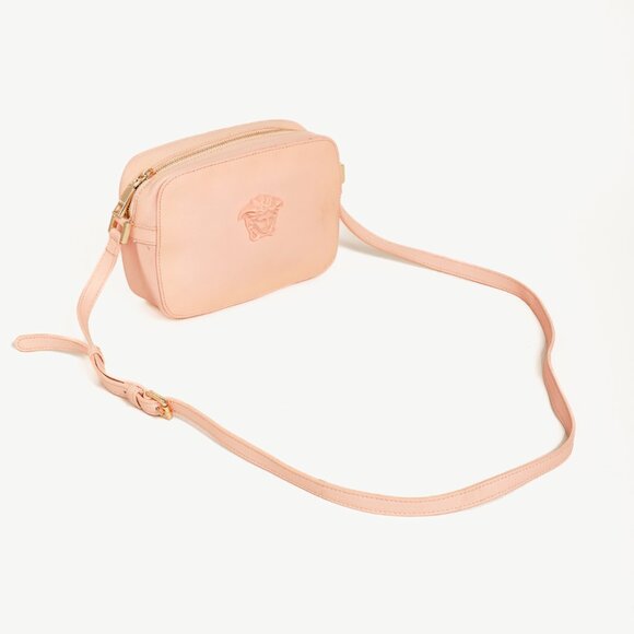 Versace Palazzo Medusa Pink Leather Crossbody Camera Bag - Picture 6 of 12
